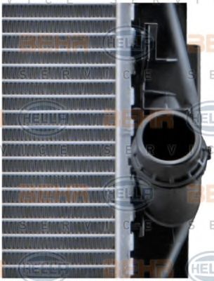 Радиатор, охлаждение двигателя BEHR HELLA SERVICE 8MK376754061