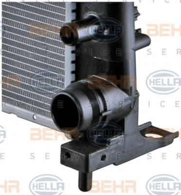 Радиатор, охлаждение двигателя BEHR HELLA SERVICE 8MK376754464