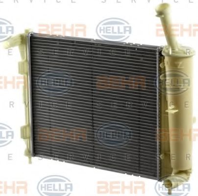 Радиатор, охлаждение двигателя BEHR HELLA SERVICE 8MK376900221