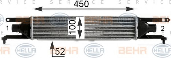 Интеркулер BEHR HELLA SERVICE 8ML 376 900-401