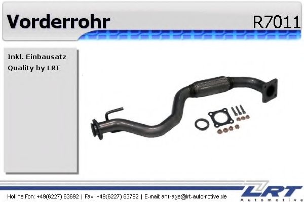 Труба выхлопного газа LRT R7011