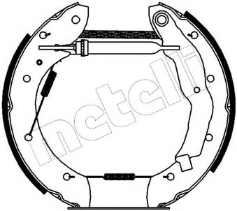 Комплект тормозных колодок METELLI 51-0068