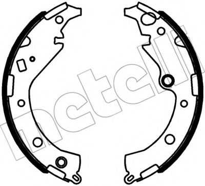 Комплект тормозных колодок METELLI 53-0643