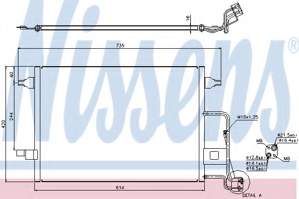 Конденсатор, кондиционер NISSENS 940306