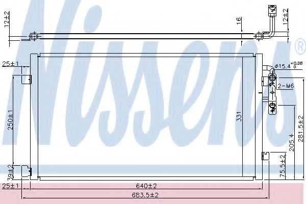 Конденсатор, кондиционер NISSENS 940457