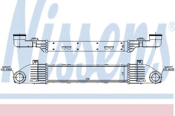 Интеркулер NISSENS 96787