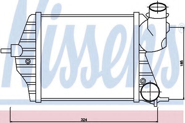 Интеркулер NISSENS 96653