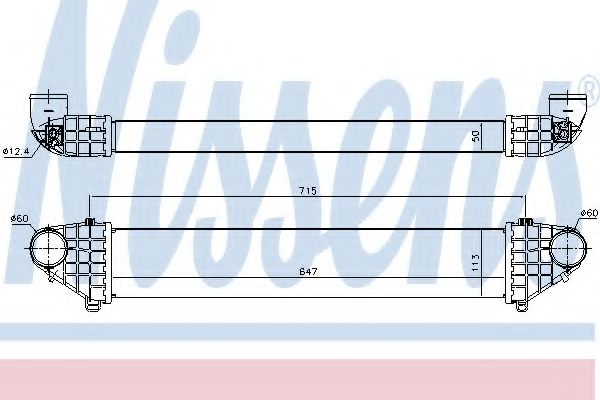 Интеркулер NISSENS 96722