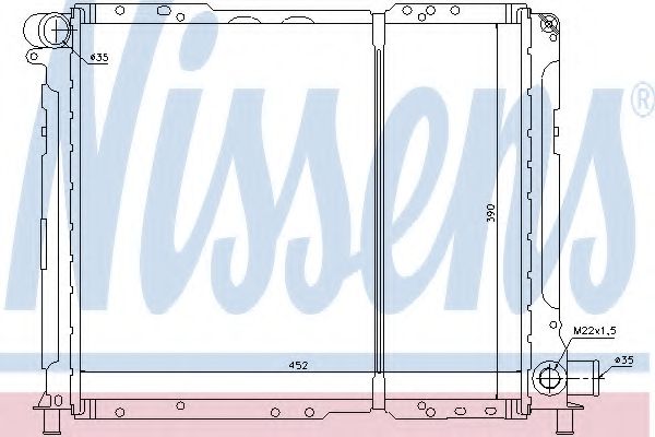 Радиатор, охлаждение двигателя 4SEASONS 109030