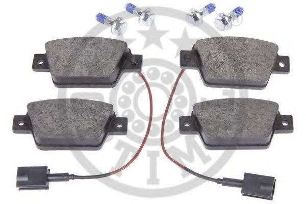 Комплект тормозных колодок, дисковый тормоз OPTIMAL 12541