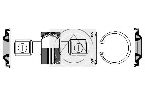 ремонтный комплект, рычаг подвески SIDEM 14243