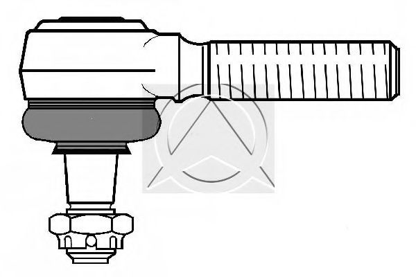 Наконечник поперечной рулевой тяги SIDEM 20036