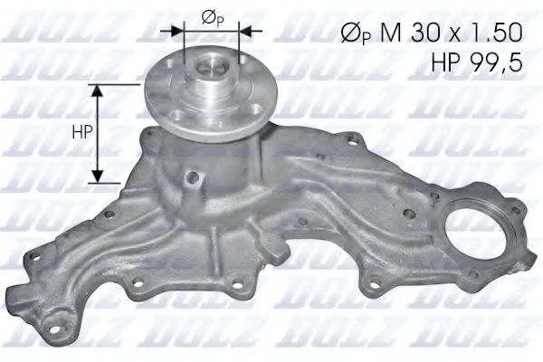 Водяной насос DOLZ F120