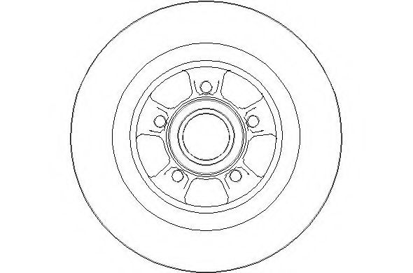 Тормозной диск NATIONAL NBD1781