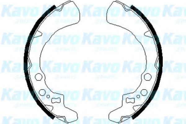 Комплект тормозных колодок KAVO PARTS BS-1904