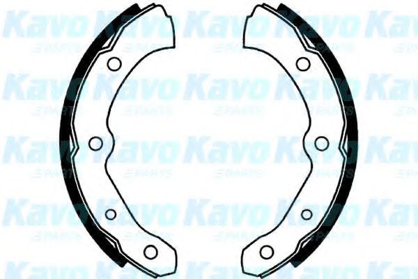 Комплект тормозных колодок ASHIKA K0026