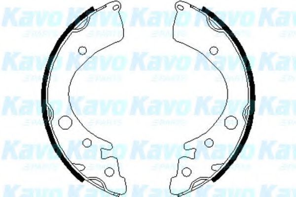 Комплект тормозных колодок KAVO PARTS BS-2903