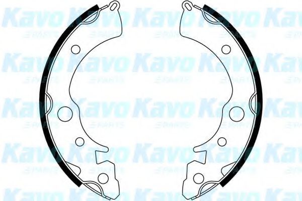Комплект тормозных колодок KAVO PARTS BS-2909