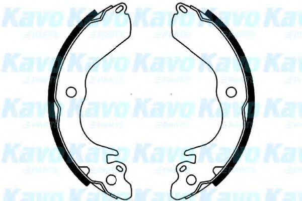 Комплект тормозных колодок KAVO PARTS BS-6414