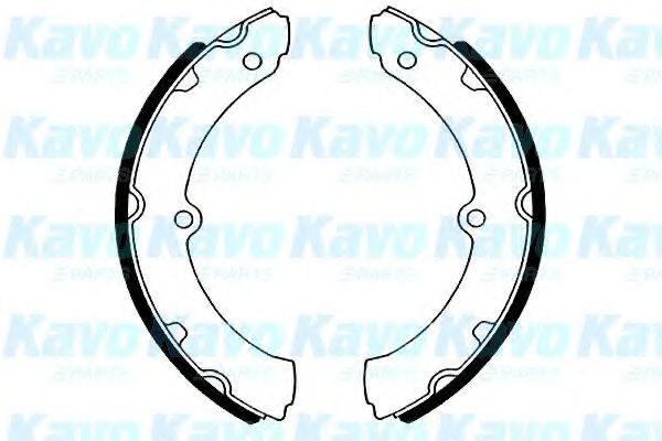 Комплект тормозных колодок KAVO PARTS BS-9929