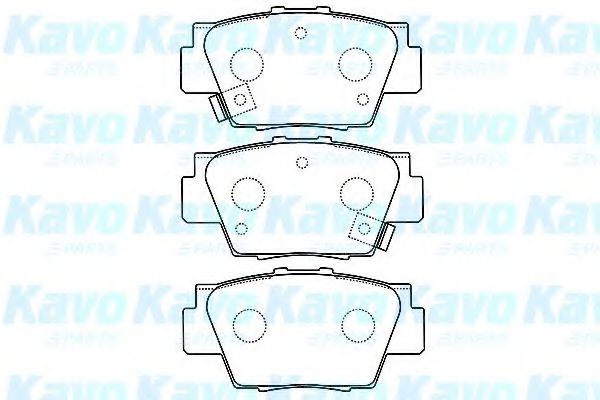 Комплект тормозных колодок, дисковый тормоз KAVO PARTS BP-2040