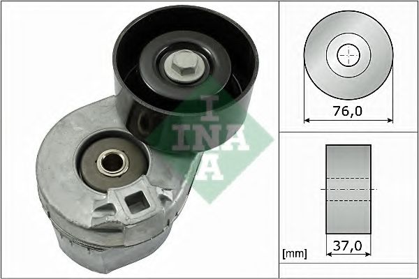 Натяжитель ремня, клиновой зубча INA 534 0031 10