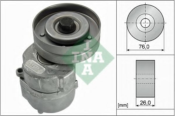 Натяжная планка, поликлиновой ремень INA 534 0135 30