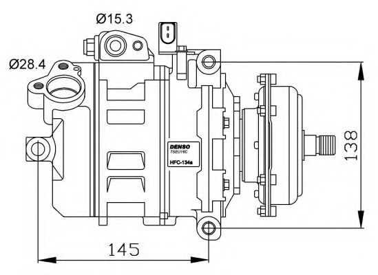 Компрессор, кондиционер NRF 32148G