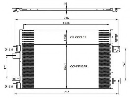 Конденсатор, кондиционер NRF 350031