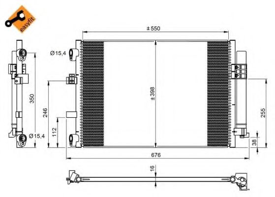 Конденсатор, кондиционер NRF 350210