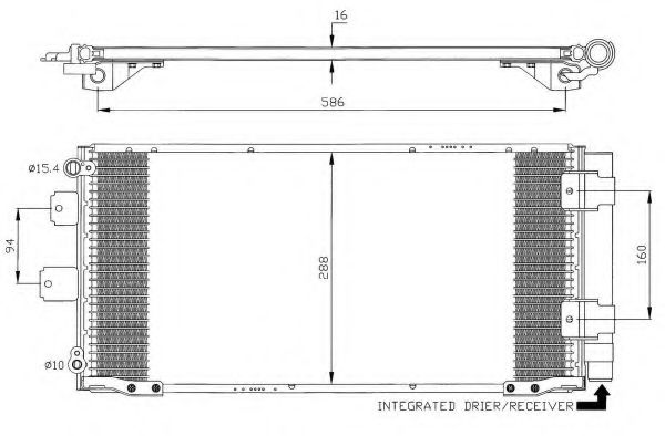 Конденсатор, кондиционер NRF 35436