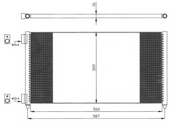 Конденсатор, кондиционер NRF 35496