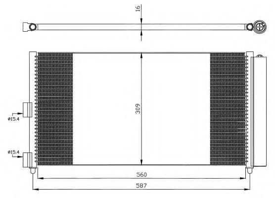 Конденсатор, кондиционер NRF 35500