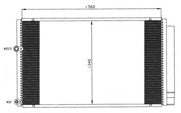 Конденсатор, кондиционер NRF 35601