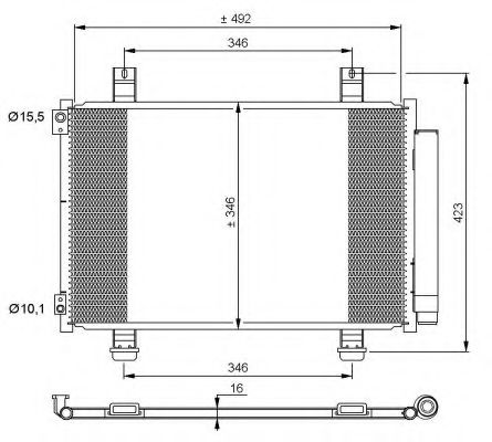 Конденсатор, кондиционер NRF 35854