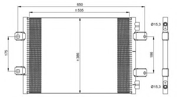 Конденсатор, кондиционер NRF 35909