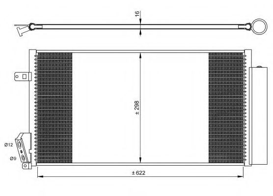 Конденсатор, кондиционер NRF 35940