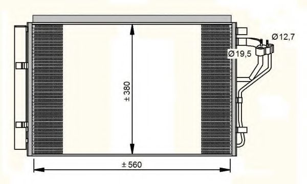 Конденсатор, кондиционер NRF 35996