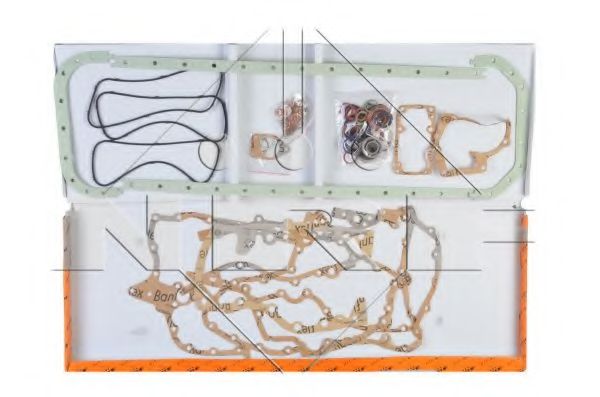 Комплект прокладок, блок-картер двигателя NRF 78004