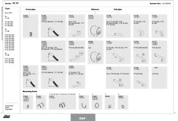 Система выпуска ОГ DINEX 121200045