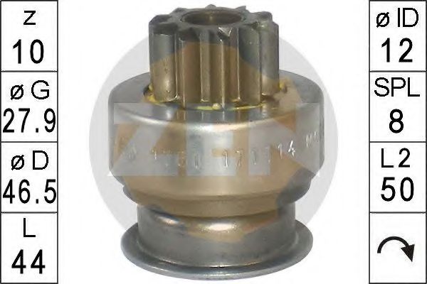 Привод с механизмом свободного хода, стартер ERA M000T32175ZC