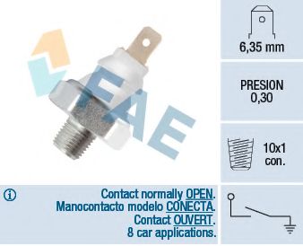 Датчик давления масла FAE 12960