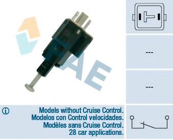 Выключатель фонаря сигнала торможения FAE 24505