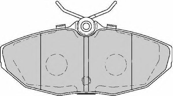 Комплект тормозных колодок, дисковый тормоз NECTO FD7143A