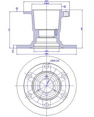 Тормозной диск CAR 142.1000