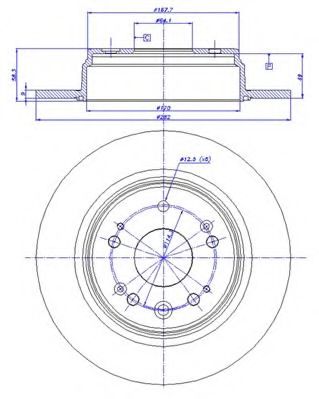 Тормозной диск CAR 17604
