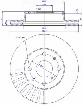 Тормозной диск CAR 364