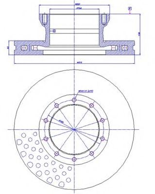 Тормозной диск CAR 150.025