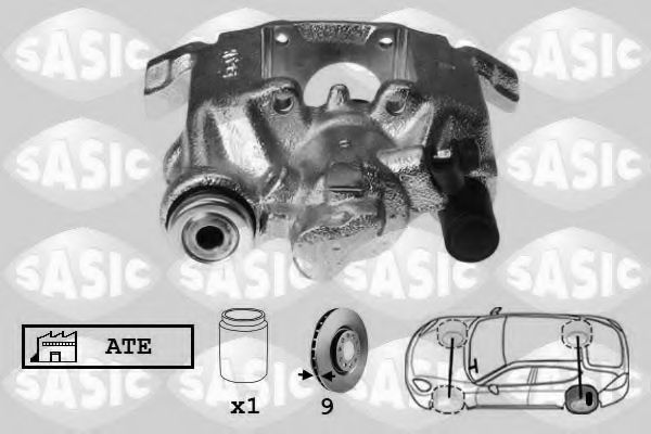 Тормозной суппорт SASIC 6506044