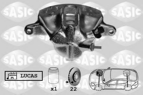 Тормозной суппорт SASIC SCA4041